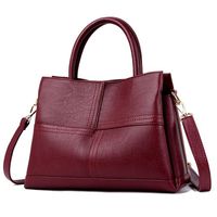 Cross-border 2020 New Korean Style Large Capacity Soft Leather High Quality Versatile Handbag Versatile Women's Bag Foreign Trade Manufacturer sku image 1