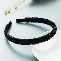 Ethno-stil Einfarbig Kristall-haarband 3-teiliges Set Großhandel Nihaojewelry main image 3