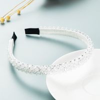 Ethnic Style Solid Color Crystal Hairband 3-pieces Set Wholesale Nihaojewelry main image 6