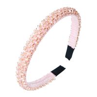 Ethnic Style Solid Color Crystal Hairband 3-pieces Set Wholesale Nihaojewelry main image 7