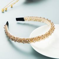 Thin-edged Crystal Solid Color Headbands 3-pieces Set Wholesale Jewelry Nihaojewelry main image 3