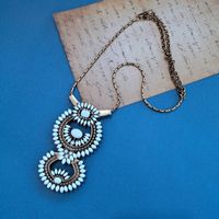 Ethnic Style Geometric Adjustable Pendant Sweater Chain Necklace Wholesale Jewelry Nihaojewelry main image 5