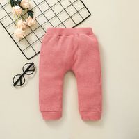 Children's Round Neck Solid Color Jacket Trousers Two-piece Set Wholesale Nihaojewelry main image 3