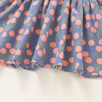 Fashion Lace Neck Flower Printing Polka Dot Skirt Wholesale Nihaojewelry main image 5
