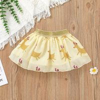 Fashion Christmas Cartoon Printing Long Sleeve Romper Short Skirt Set Wholesale Nihaojewelry main image 5