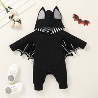 Halloween Solid Color Bat Baby Funny Romper Wholesale Nihaojewelry main image 1