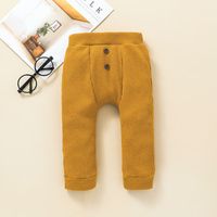Baby Clothes 0-3 Years Old 2021 Autumn Girls' Pullover Two-piece Casual Solid Color Hoodie Suit main image 5