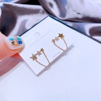 Kette Quaste Zirkon Stern Koreanischen Stil Ohrringe Großhandel Schmuck Nihaojewelry main image 3