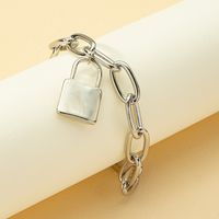 Simple Small Lock Pendant Bracelet Wholesale Nihaojewelry main image 4