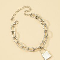 Simple Small Lock Pendant Bracelet Wholesale Nihaojewelry main image 5