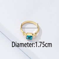 2021 European And American Popular Ornament Wholesale 1 Diamond Diamond Ring Cross-border Ins Jewelry Qingdao Ornament main image 4