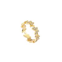 Fashion Simple Rhinestone-studded Butterfly Ring Wholesale Nihaojewelry main image 6