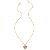 Herzförmige Kristallanhänger Halskette Großhandel Nihaojewelry main image 6