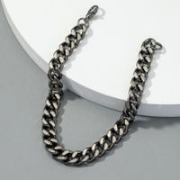 Simple Metal Thick Chain Bracelet Wholesale Nihaojewelry main image 3