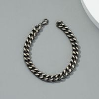 Simple Metal Thick Chain Bracelet Wholesale Nihaojewelry main image 4