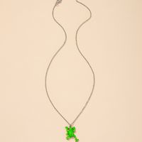 European And American Fashion New Accessories Wholesale 1 Drip Glazed Frog Necklace Europe And America Cross Border Mother's Day Necklace main image 3
