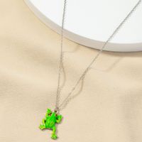 European And American Fashion New Accessories Wholesale 1 Drip Glazed Frog Necklace Europe And America Cross Border Mother's Day Necklace main image 5