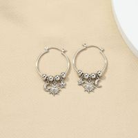 Fashion Vintage Star Moon Earrings Wholesale Nihaojewelry main image 3