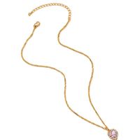 Korean Style Diamond Heart Pendant Necklace Wholesale Nihaojewelry main image 6