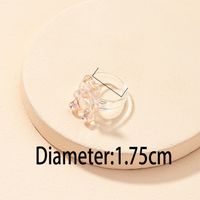 Simple Fashion Resin Bear Transparent Ring Wholesale Nihaojewelry main image 4