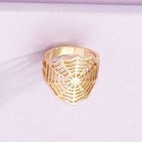 Retro Fashion Hollow Spider Web Ring Wholesale Nihaojewelry main image 5