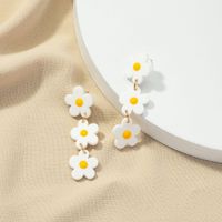 Acrylic Flower Fashion Long Earrings One Pair Wholesale Jewelry Nihaojewelry main image 1