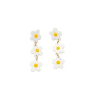 Acrylic Flower Fashion Long Earrings One Pair Wholesale Jewelry Nihaojewelry main image 5