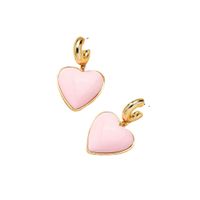 European And American Popular New Accessories Wholesale 1 Pair Exaggerated Peach Heart Earrings Fashion Earrings Qingdao Jewelry main image 6