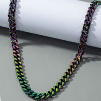 Thick Chain Phantom Color Necklace Wholesale Nihaojewelry main image 2