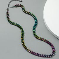 Thick Chain Phantom Color Necklace Wholesale Nihaojewelry main image 4