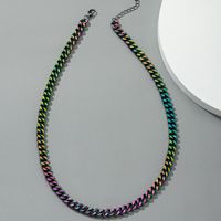 Thick Chain Phantom Color Necklace Wholesale Nihaojewelry main image 5