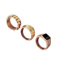European And American Popular New Accessories Batch 3 Metal Ring Set Qingdao Jewelry Factory main image 5