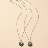 Thick Chain Sun Moon Star Pendant Necklace Set Wholesale Nihaojewelry main image 1