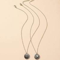 Thick Chain Sun Moon Star Pendant Necklace Set Wholesale Nihaojewelry main image 5