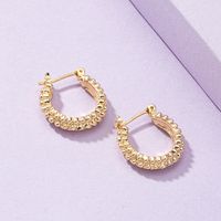 Metal Geometric Fashion Ear Hoop One Pair Wholesale Jewelry Nihaojewelry main image 4
