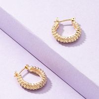 Metal Geometric Fashion Ear Hoop One Pair Wholesale Jewelry Nihaojewelry main image 5