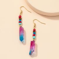 Simple Fashion 1 Pairs Crystal Earrings Colorful Pearl Crystal European And American Earrings main image 4