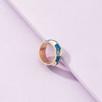 Fashion Vintage Oil Drip Contrast Color Ring Wholesale Nihaojewelry main image 1