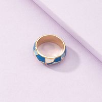 Fashion Vintage Oil Drip Contrast Color Ring Wholesale Nihaojewelry main image 4
