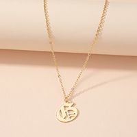 Retro 26 English Letter Pendant Necklace Wholesale Nihaojewelry sku image 7