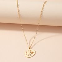 Retro 26 English Letter Pendant Necklace Wholesale Nihaojewelry sku image 15