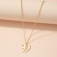 Retro 26 English Letter Pendant Necklace Wholesale Nihaojewelry sku image 22