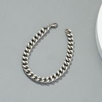 Simple Metal Thick Chain Bracelet Wholesale Nihaojewelry sku image 2