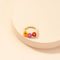 European And American Popular Ornament Wholesale 1 Piece Bead Weave Ring Cross-border Ins New Bracelet Qingdao Ornament sku image 1