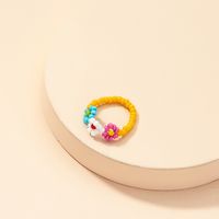 European And American Popular Ornament Wholesale 1 Piece Bead Weave Ring Cross-border Ins New Bracelet Qingdao Ornament sku image 2