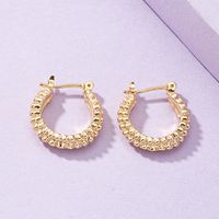 Metal Geometric Fashion Ear Hoop One Pair Wholesale Jewelry Nihaojewelry sku image 1