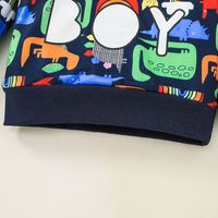 Children's Fashion Cartoon Printing Hooded Letters Sweater Wholesale Nihaojewelry main image 5