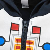 Casual Children's Hooded Cartoon Coat Zipper Jacket Wholesale Nihaojewelry main image 5