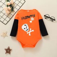 New Kids' Rompers Suit 20.21 Million Halloween Baby Funny Jumpsuit Trousers 2-piece Set Foreign Trade Children's Wear main image 3