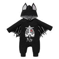 Neue Kinder Kleidung Halloween Baby Langarm Stram Pler 2021 Herbst Cartoon Fledermaus Stil Langarm Einteilige sku image 7